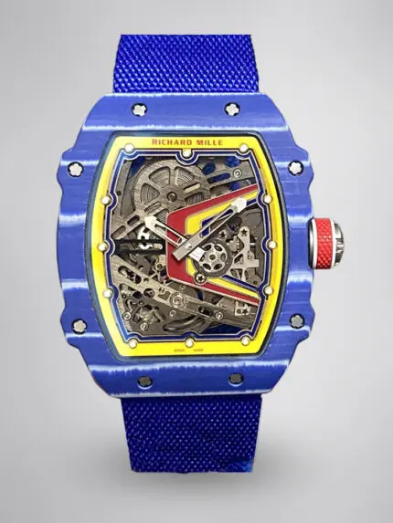 Richard Mille RM 67-02 Fernando Alonso Replica Super Clone Watch – Swiss Skeleton Dial Carbon Case