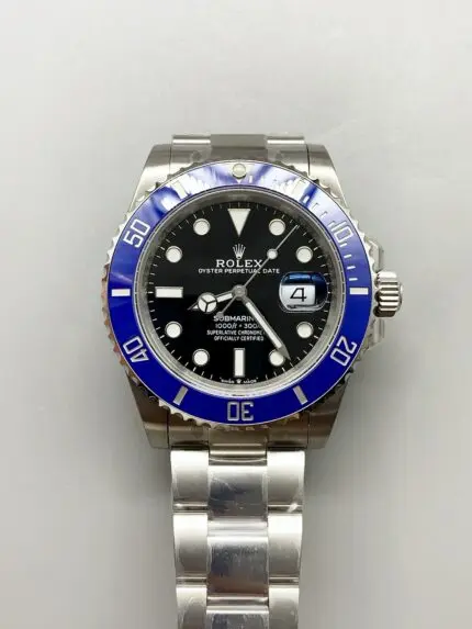 Rolex Submariner 41mm Blue Bezel White Gold 126619LB (1;1 Super Clone)