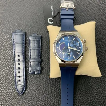 1:1 Super Clone Vacheron Constantin Overseas Series Multifunctional Blue Dial
