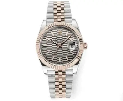 Rolex Datejust 41mm Watch with Platinum Bezel, Grey Dial