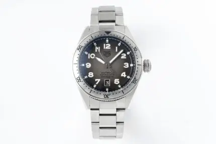 TAG Heuer – Silver Stainless Steel, Grey Dial, Dress & Casual Style, 100m Waterproof, SW200 Movement, Premium