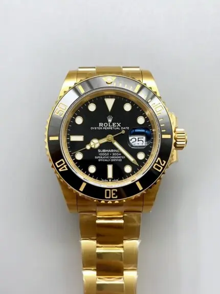 Rolex Submariner 41MM Date Ceramic Gold m126618ln -904L Steel Watch（1:1Super Clone）