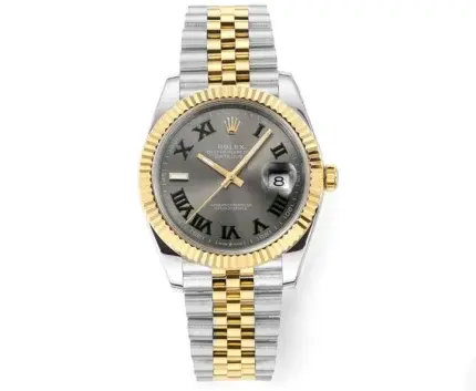 Rolex Datejust 41mm Watch – Two-Tone Steel and Gold with Grey Dial