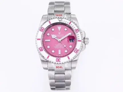Rolex Submariner PARAKEET – Custom Pink Gradient Dial, Stainless Steel