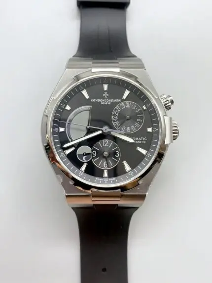 Vacheron Constantin Power Reserve Grey Dial Stainless Steel Casing-RubberStrap (1:1Super Clone)