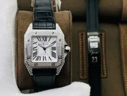 1:1 Super Clone Cartier Santos 100th Anniversary Edition Couple’s Watch