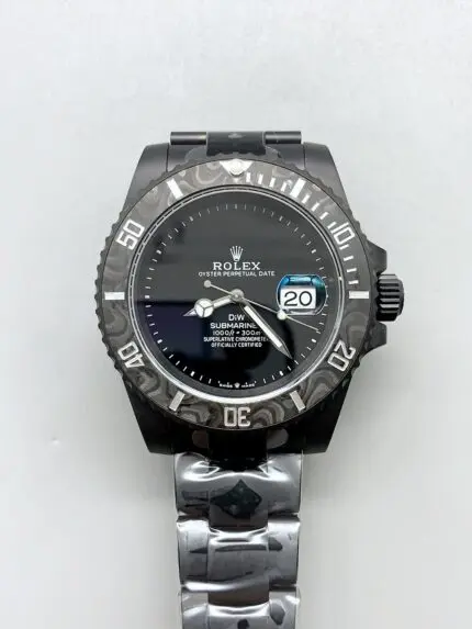 Rolex Submariner DiW DLC Coated Steel Casing Black Ceramic Bezel Edition Watch(1:1Super Clone）